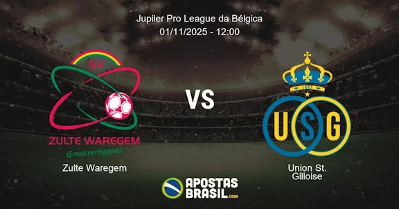 Zulte Waregem Union St Gilloise Jupiler Pro League da Blgica 01112025 1200