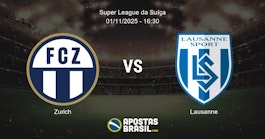 Zurich Lausanne Super League da Sua 01112025 1630