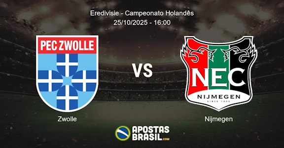 Zwolle Nijmegen Eredivisie Campeonato Holands 25102025 1600