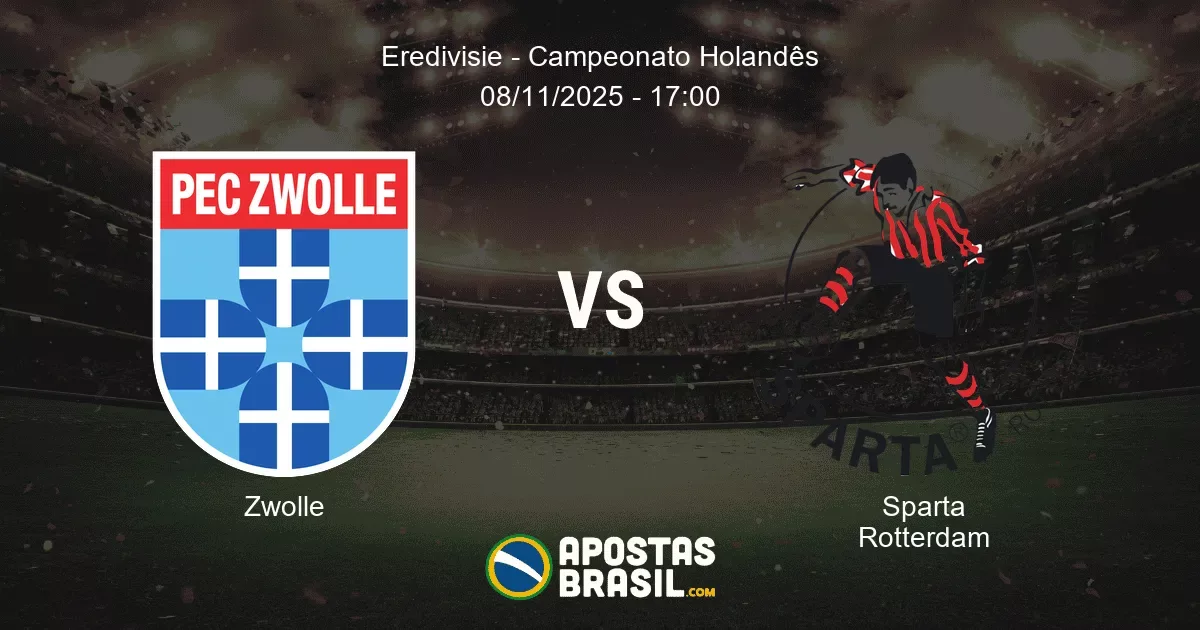Zwolle Sparta Rotterdam Eredivisie Campeonato Holands 08112025 1700