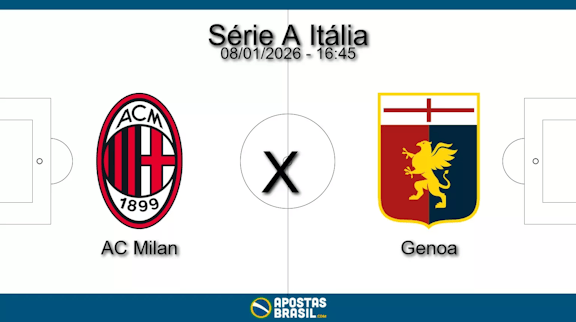 Ac milan x genoa serie a italia 08 01 2026
