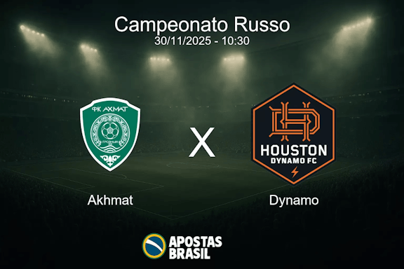 Akhmat x dynamo campeonato russo 30 11 2025