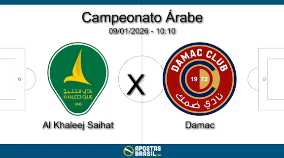 Al khaleej saihat x damac campeonato arabe 09 01 2026