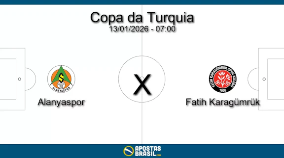 Alanyaspor x fatih karagumruk copa da turquia 13 01 2026