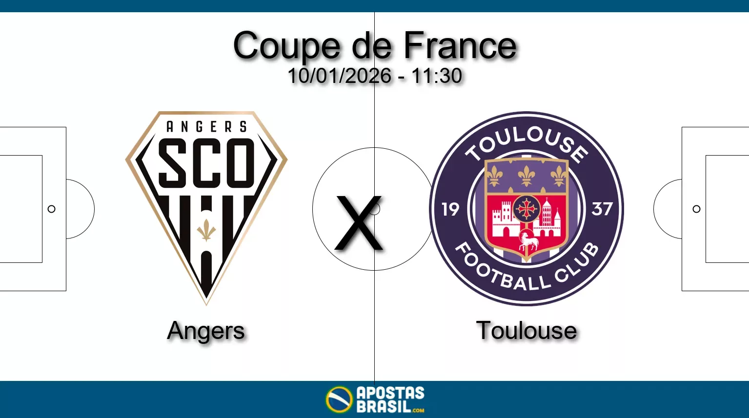 Angers x toulouse coupe de france 10 01 2026