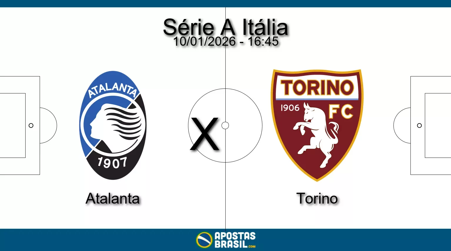 Atalanta x torino serie a italia 10 01 2026