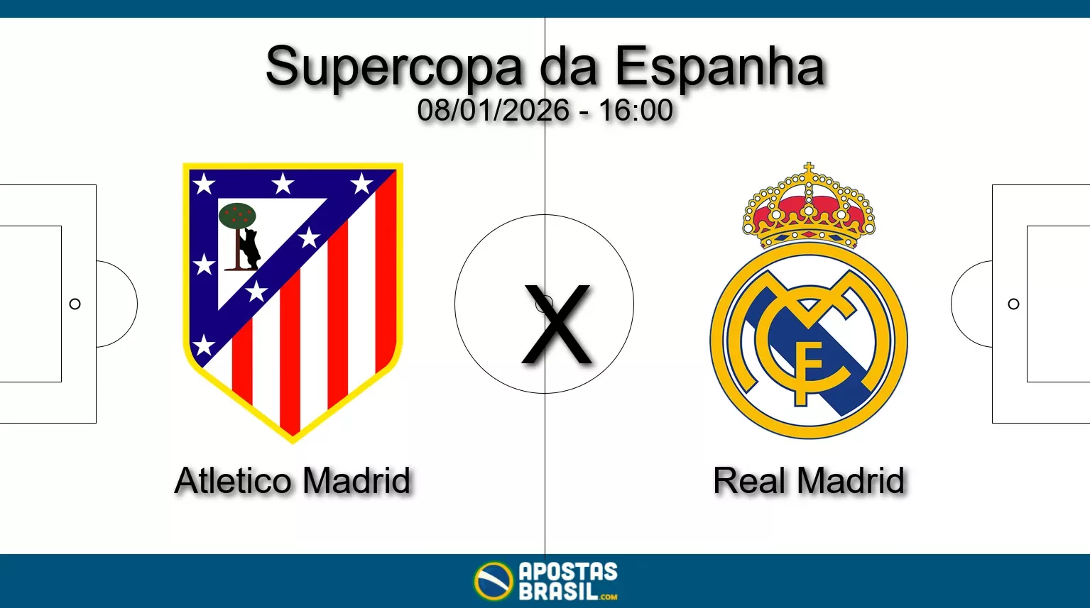 Atletico madrid x real madrid supercopa da espanha 08 01 2026