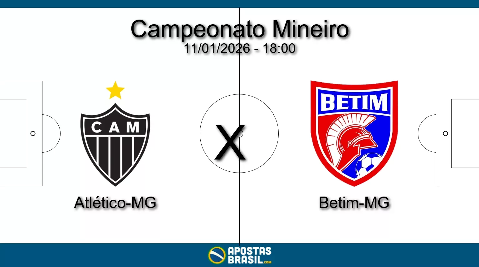 Atletico mg x betim mg campeonato mineiro 11 01 2026