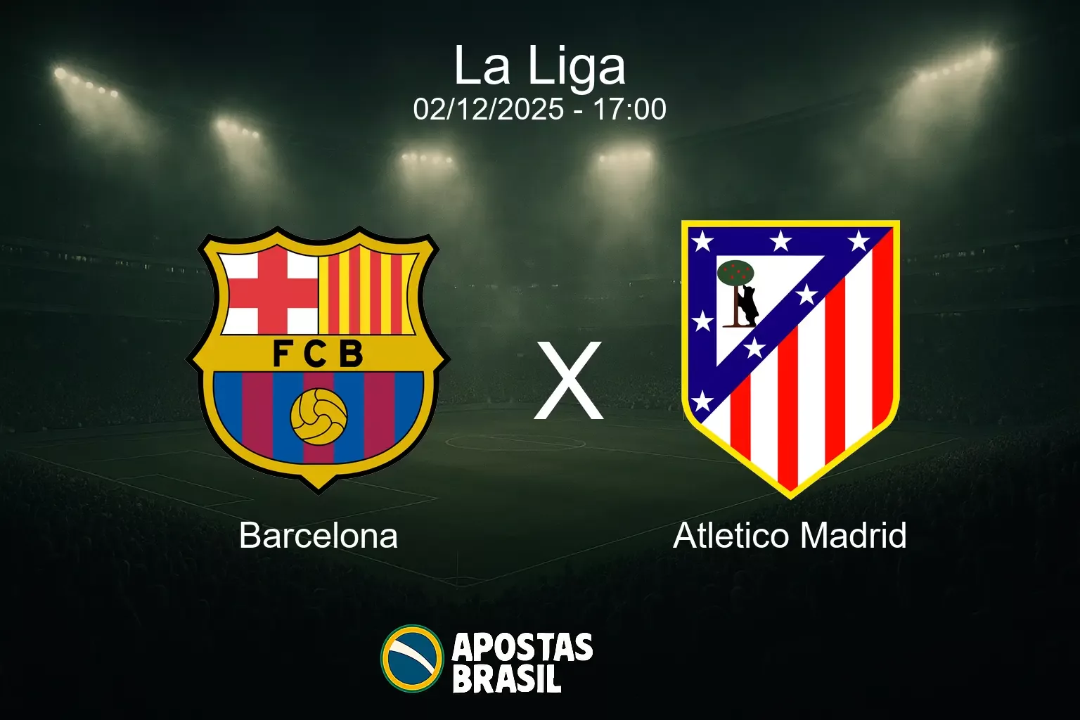 Barcelona x atletico madrid la liga 02 12 2025