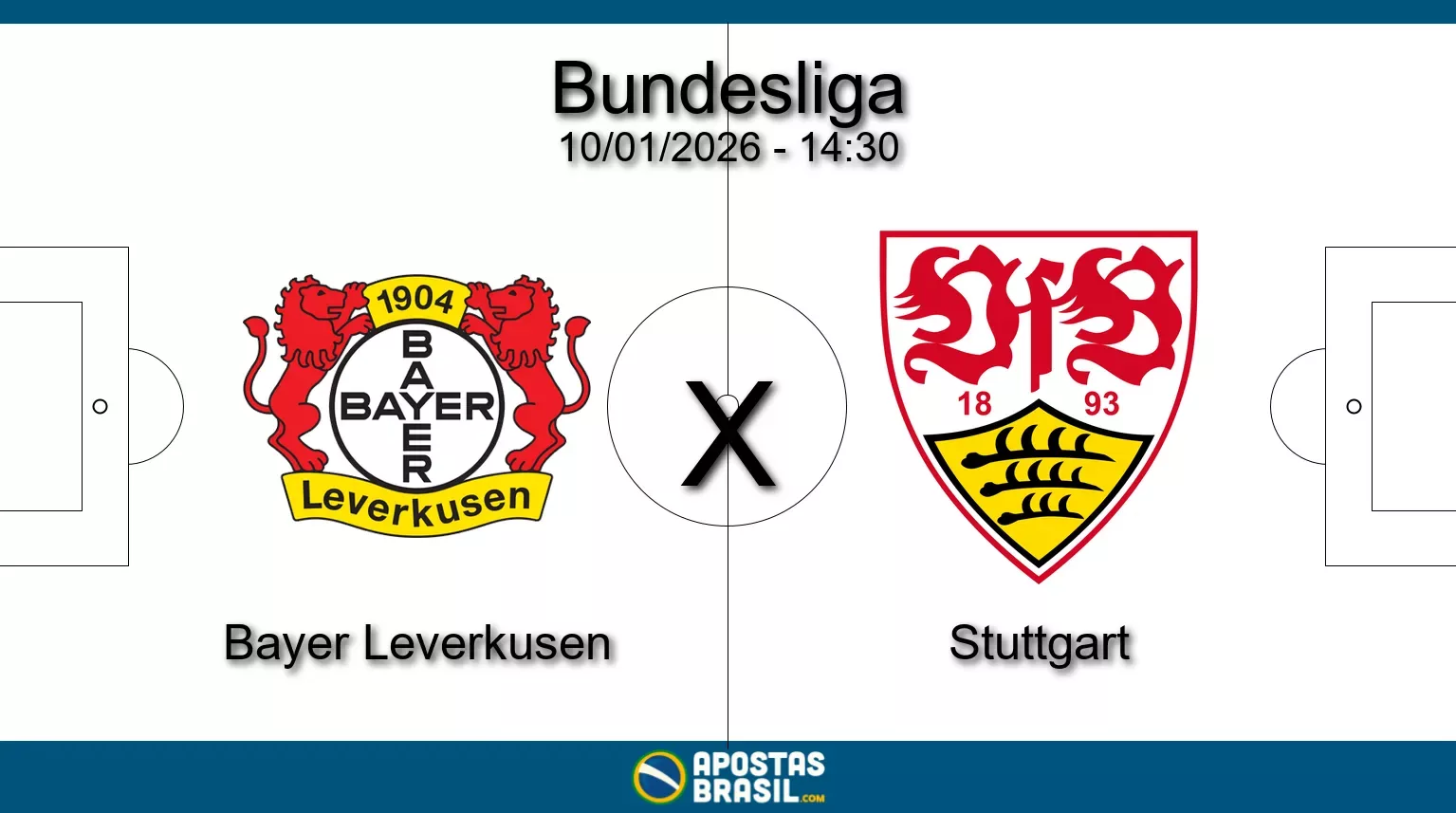 Bayer leverkusen x stuttgart bundesliga 10 01 2026