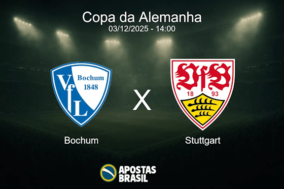 Bochum x stuttgart copa da alemanha 03 12 2025