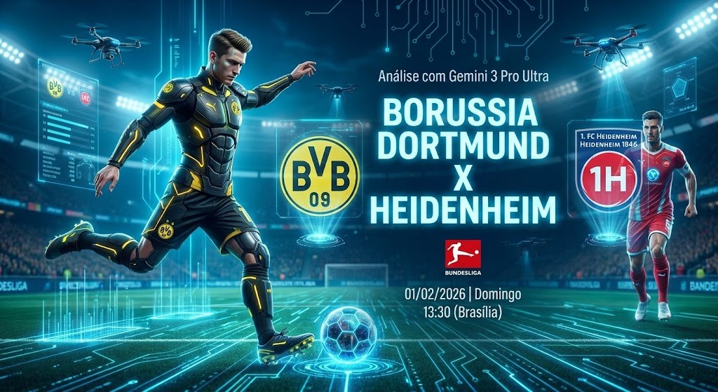 Borussia dortmund x heidenheim 01 02 2026