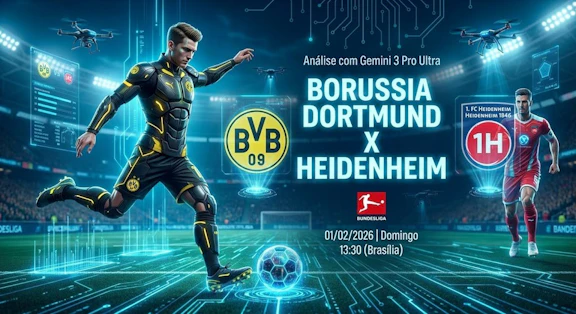 Borussia dortmund x heidenheim 01 02 2026