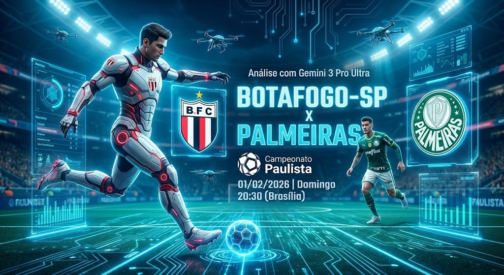 Botafogo sp x palmeiras 01 02 2026