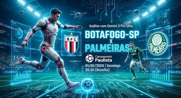 Botafogo sp x palmeiras 01 02 2026