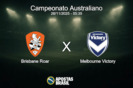 Brisbane roar x melbourne victory campeonato australiano 28 11 2025