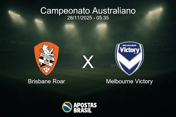 Brisbane roar x melbourne victory campeonato australiano 28 11 2025