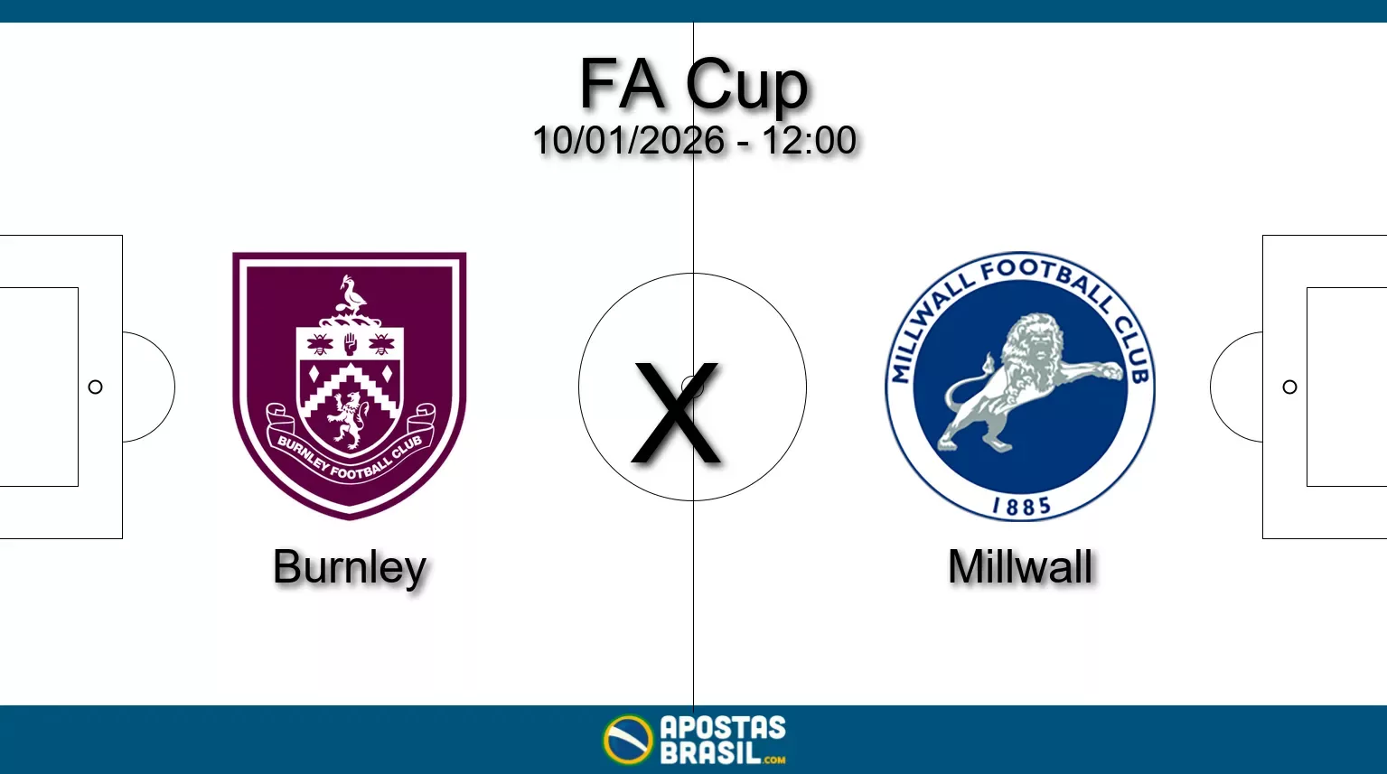 Burnley x millwall fa cup 10 01 2026