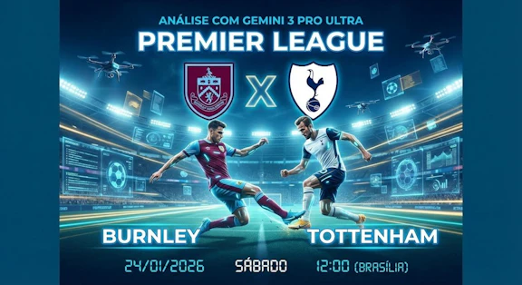 Burnley x tottenham 24 01 2026