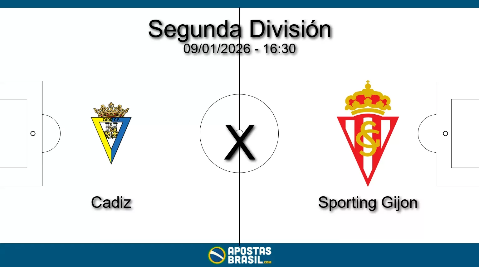 Cadiz x sporting gijon segunda division 09 01 2026