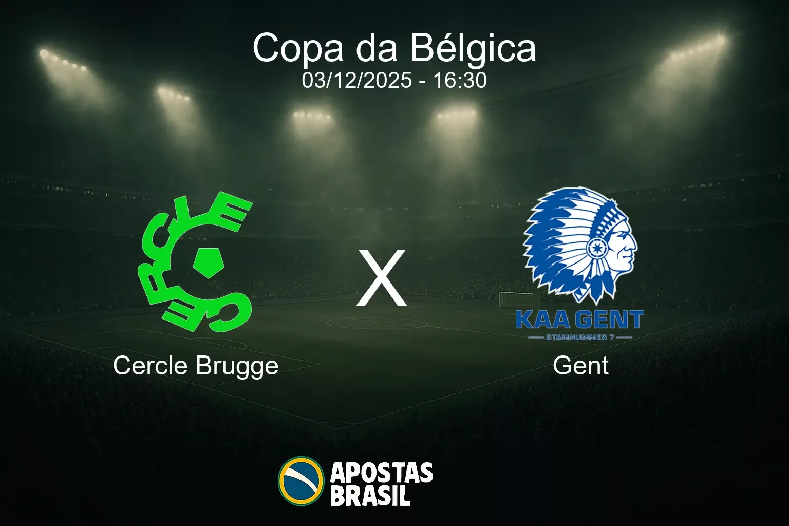 Cercle brugge x gent copa da belgica 03 12 2025