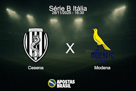 Cesena x modena serie b italia 28 11 2025