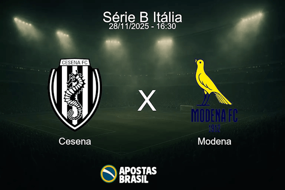 Cesena x modena serie b italia 28 11 2025