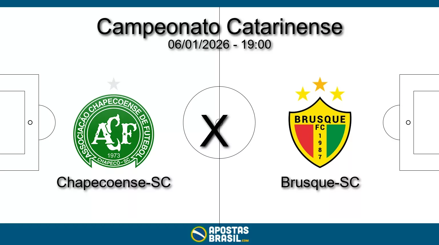 Chapecoense sc x brusque sc campeonato catarinense 06 01 2026