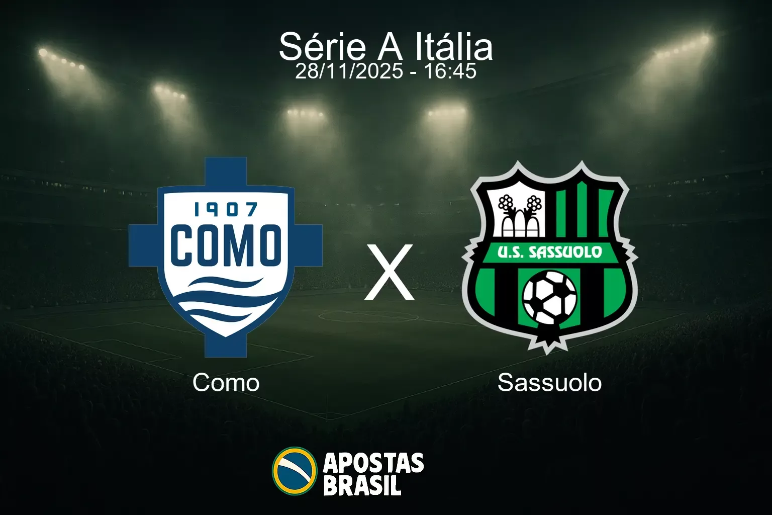 Como x sassuolo serie a italia 28 11 2025