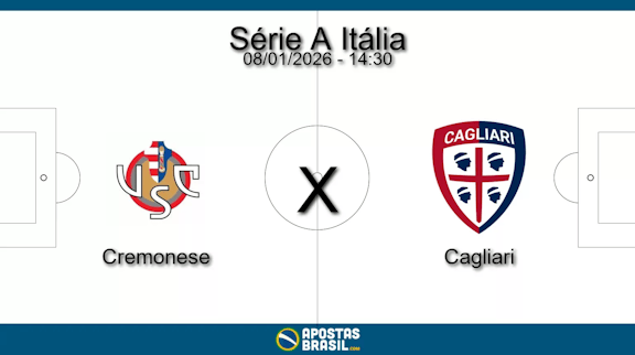 Cremonese x cagliari serie a italia 08 01 2026