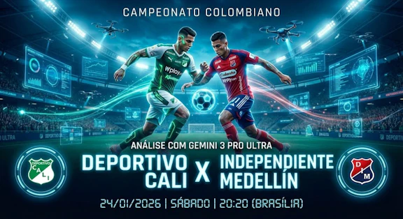 Deportivo cali x independiente medellin 24 01 2026