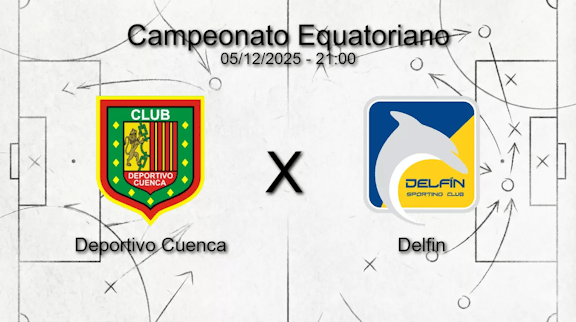 Deportivo cuenca x delfin campeonato equatoriano 05 12 2025