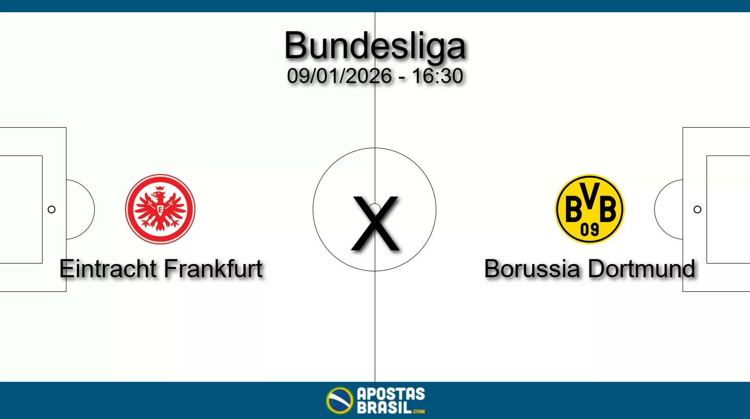 Eintracht frankfurt x borussia dortmund bundesliga 09 01 2026