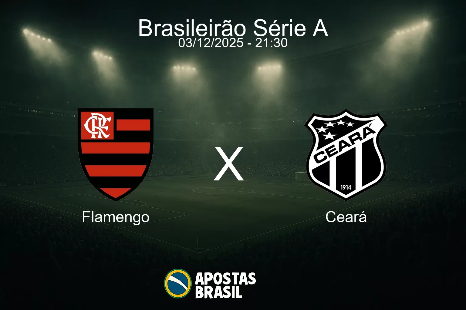 Flamengo x ceara brasileirao serie a 03 12 2025