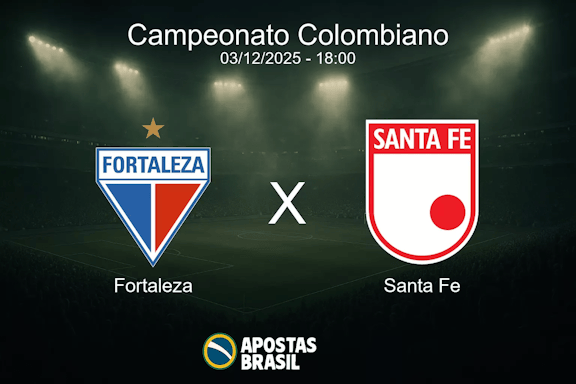 Fortaleza x santa fe campeonato colombiano 03 12 2025