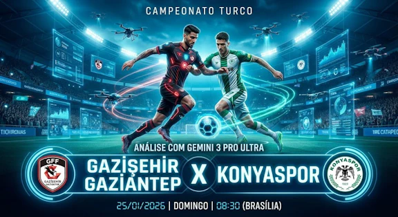 Gazisehir gaziantep x konyaspor 25 01 2026