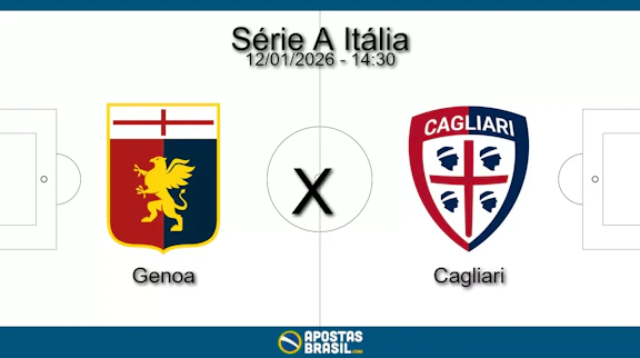Genoa x cagliari serie a italia 12 01 2026
