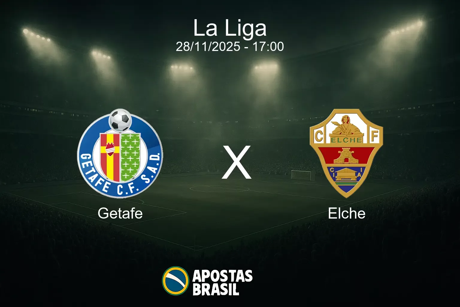 Getafe x elche la liga 28 11 2025