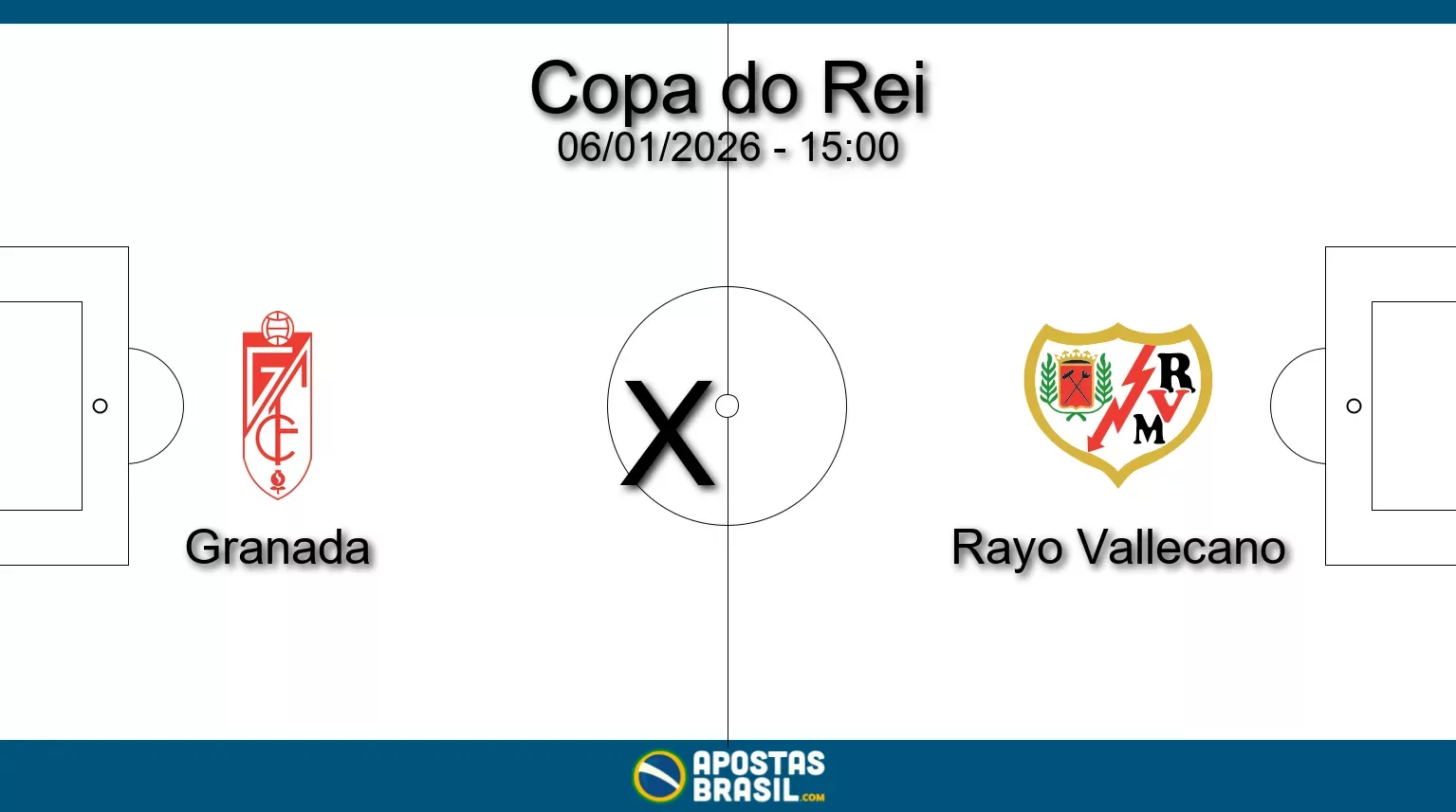 Granada x rayo vallecano copa do rei 06 01 2026