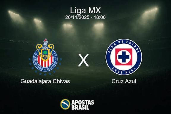 Guadalajara chivas x cruz azul liga mx 26 11 2025