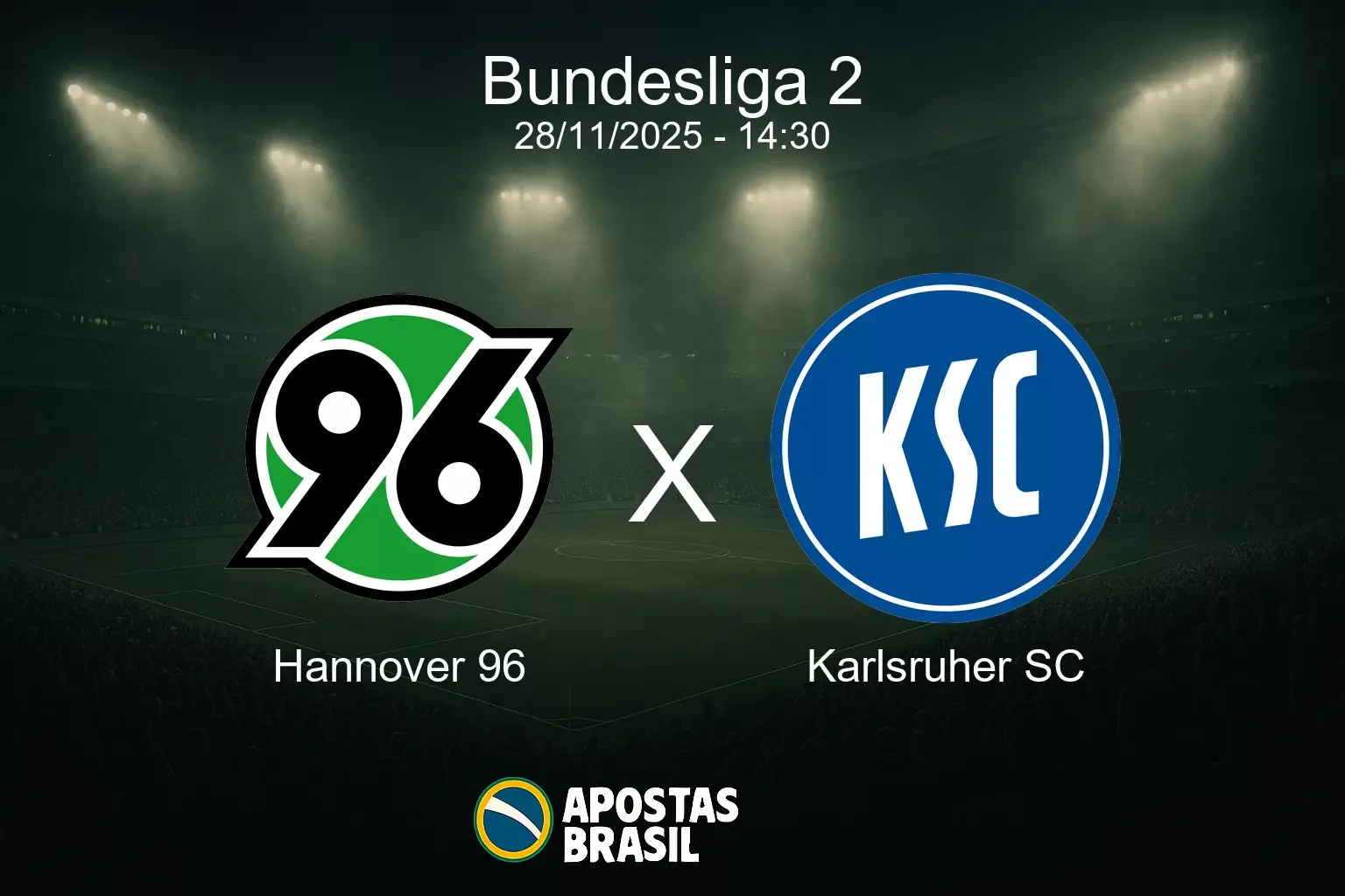 Hannover 96 x karlsruher sc bundesliga 2 28 11 2025