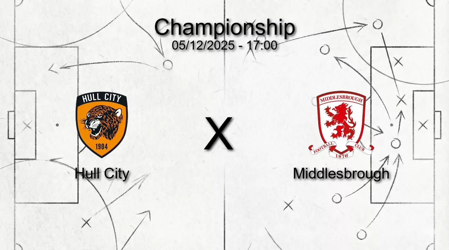 Hull city x middlesbrough championship 05 12 2025