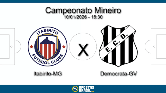 Itabirito mg x democrata gv campeonato mineiro 10 01 2026