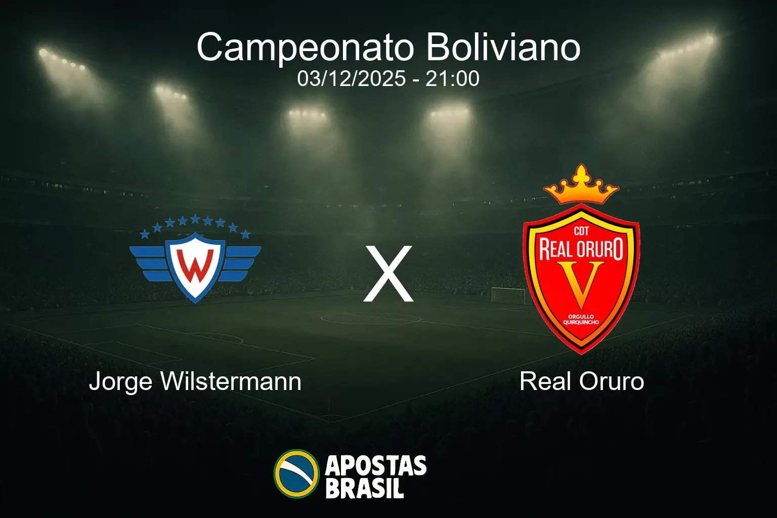 Jorge wilstermann x real oruro campeonato boliviano 03 12 2025