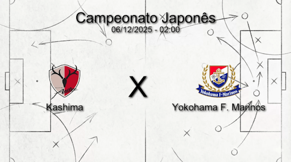 Kashima x yokohama f marinos campeonato japones 06 12 2025