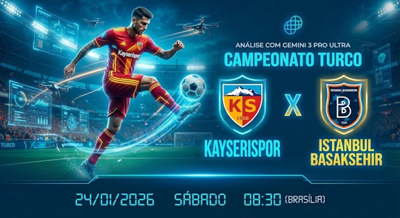 Kayserispor x istanbul basaksehir 24 01 2026