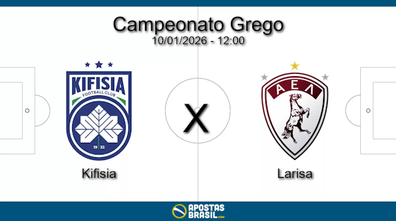 Kifisia x larisa campeonato grego 10 01 2026