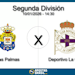 Las palmas x deportivo la coruna segunda division 10 01 2026