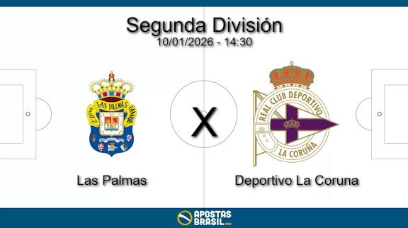 Las palmas x deportivo la coruna segunda division 10 01 2026