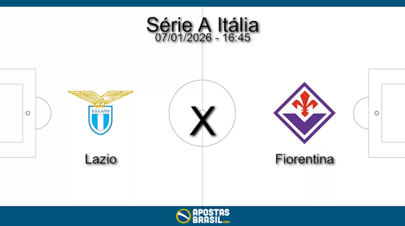 Lazio x fiorentina serie a italia 07 01 2026